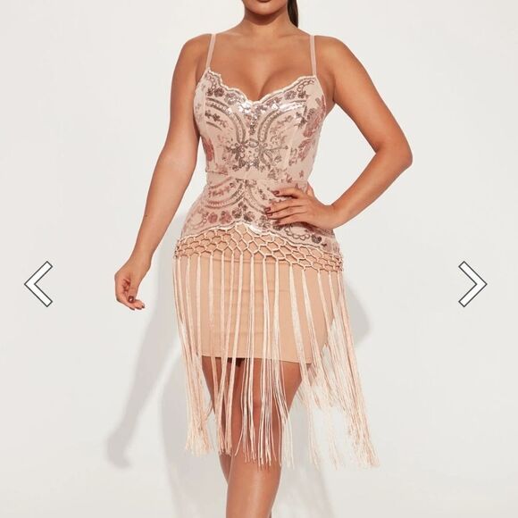 Nwt Deep in My Soul Sequin Mini Dress Fashion Nova Size Small - Picture 1 of 2
